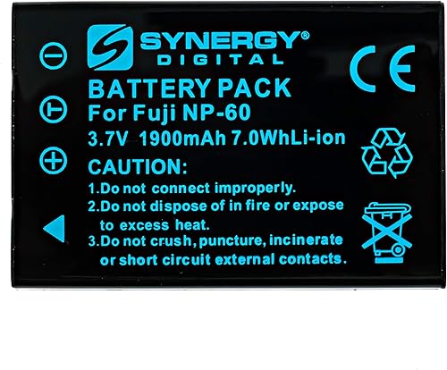 Miniatura 5 de Synergy Digital Batería para cámara, compatible con cámara digital Insignia NS-DV1080P, (iones de litio, 3.7 V, 1050 mAh), capacidad ultra alta,