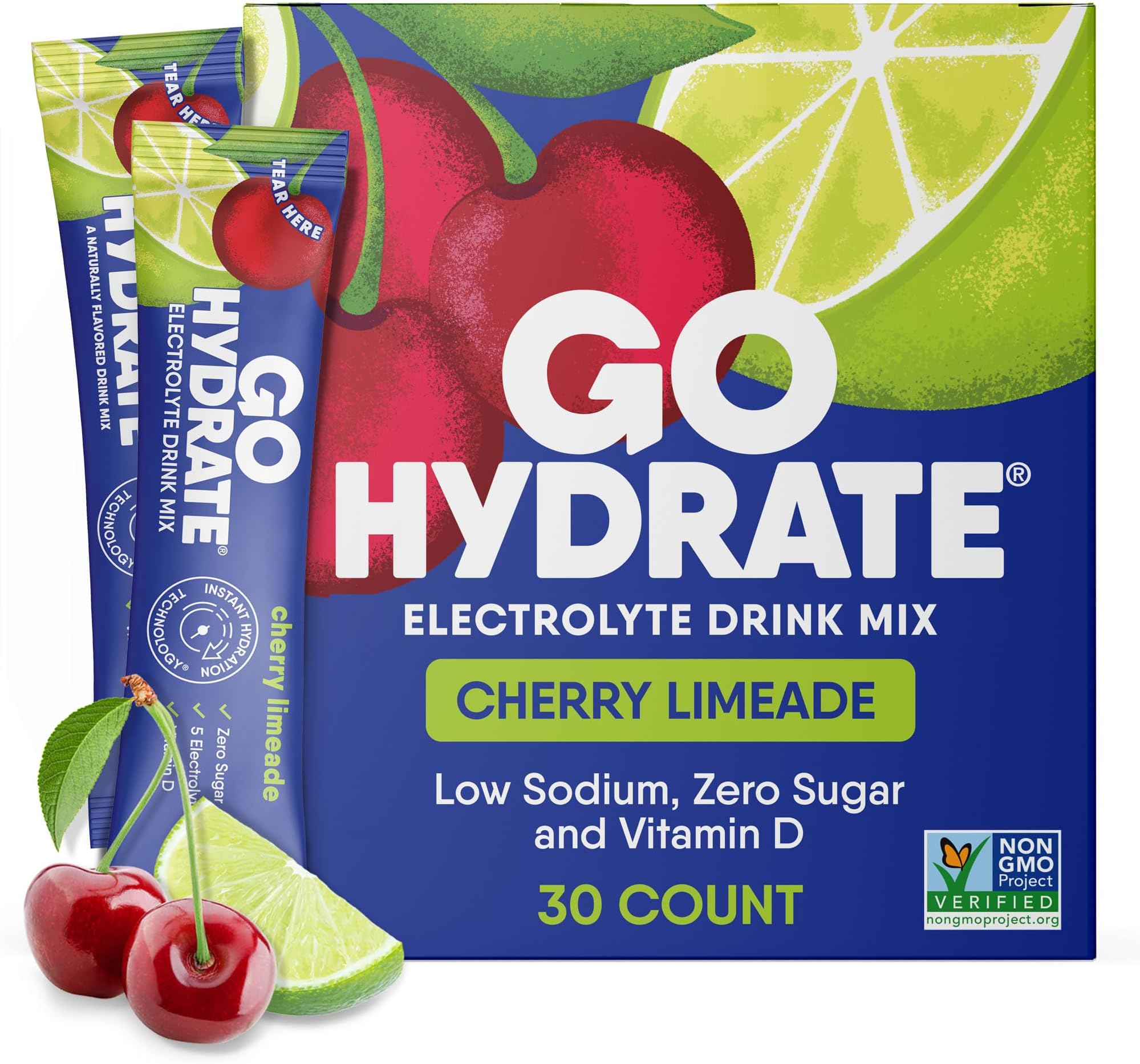 GoHydrate Instant Hydration Powder - Cherry Limeade