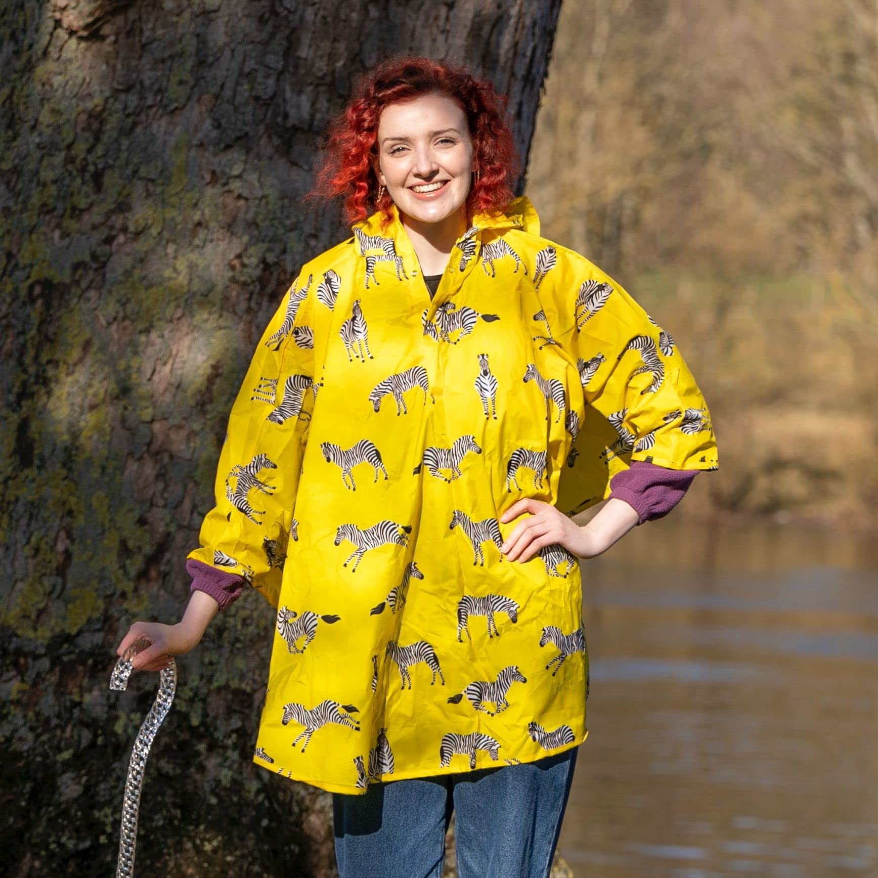 BundleBean Rollstuhl-Poncho für Erwachsene, wasserdichter Regenponcho für Kinder ab 11 Jahren bis Erwachsene, universelle Passform