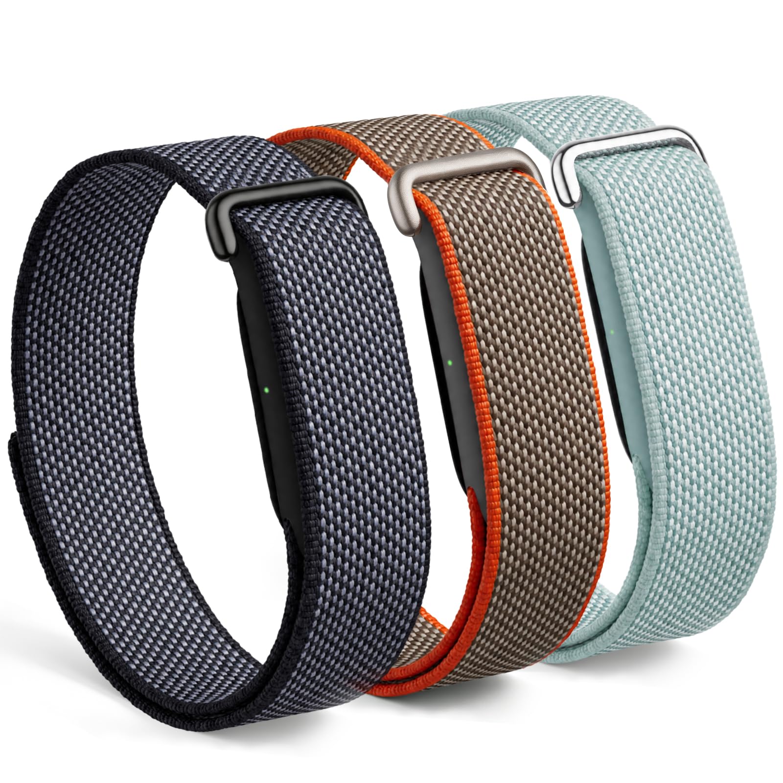 3 Pack Nylon Replacement Bands Compatible with Google Fitbit Air