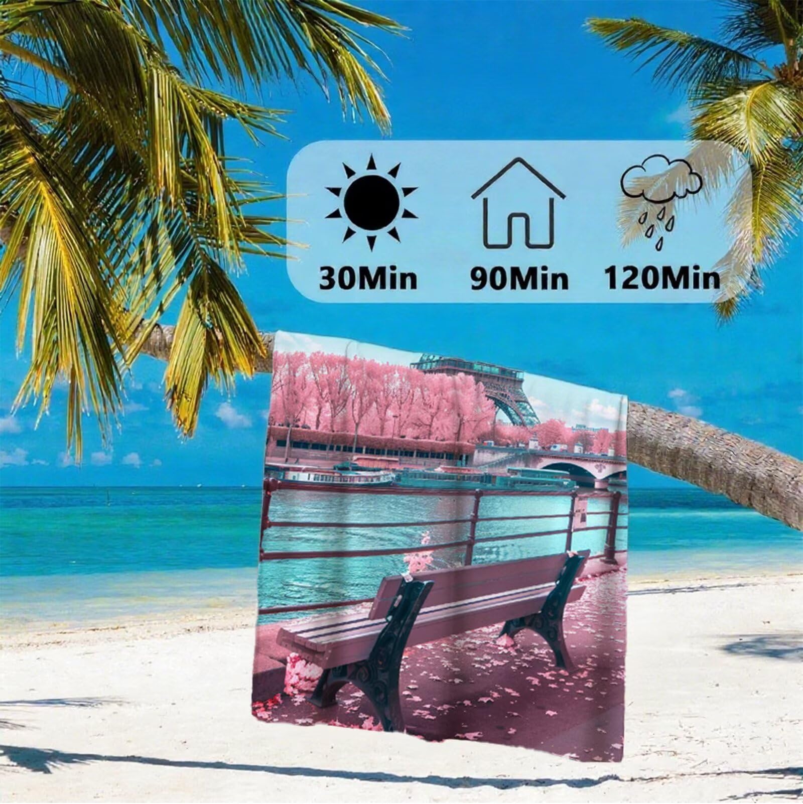 Telo Mare Grande 220x100 cm Asciugamano Palestra Asciugatura Rapida, Telo Mare Microfibra Anti-Sabbia, Morbido & Assorbente, Compatto & Leggero, per Viaggi, Piscina, Sport, Palestra, Campeggio Y2-695