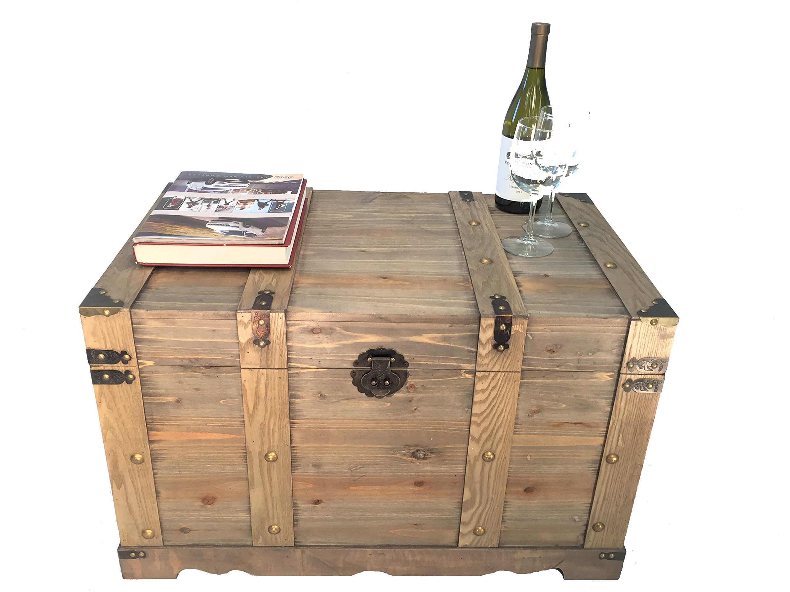 Buy Huntington All Cedar Large Wood Storage Trunk Wooden Treasure Chest