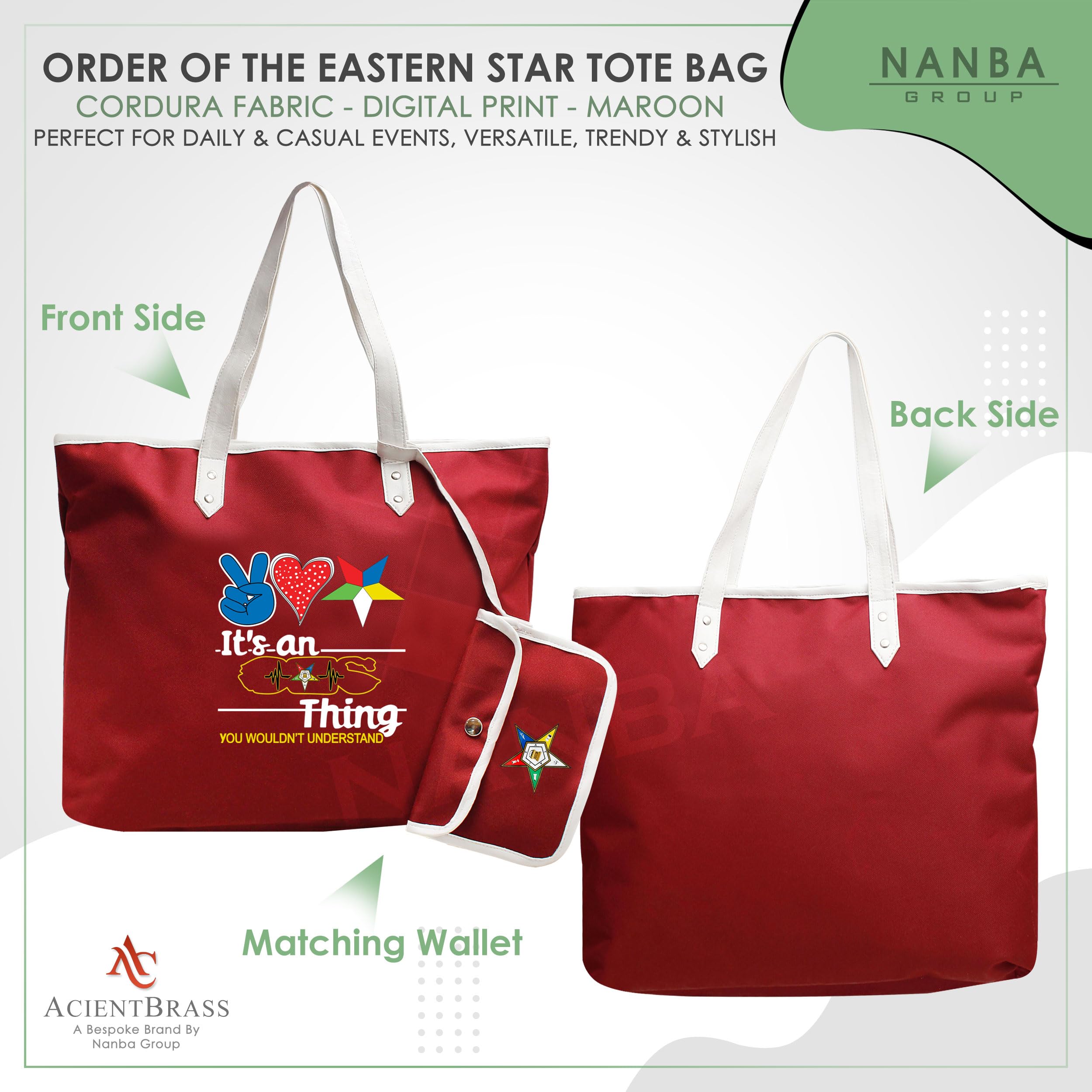 Order of the Eastern Star Tote Bag - It's an OES Thing Design Shoulder Bag