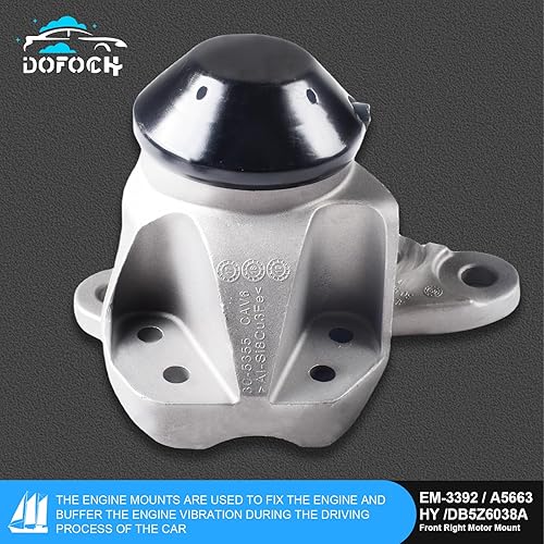 Miniatura 7 de 3 piezas de repuesto de motor y montaje de transmisión para Explorer 2011-2015 V6 3.5L Motor automático Trans Reemplazo # A5635 A5663HY A5734 3255