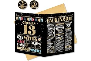 13th Birthday Card, 2011 Time Capsule Keepsake