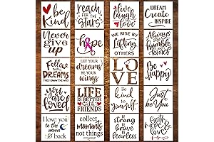 20 Piece Stencil Set for Artistic Inspiration