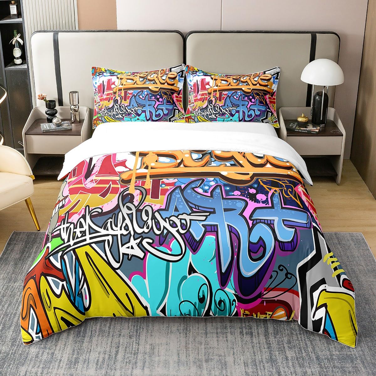 Housse de couette coton grand format pour éliminer la transpiration nocturne avec style