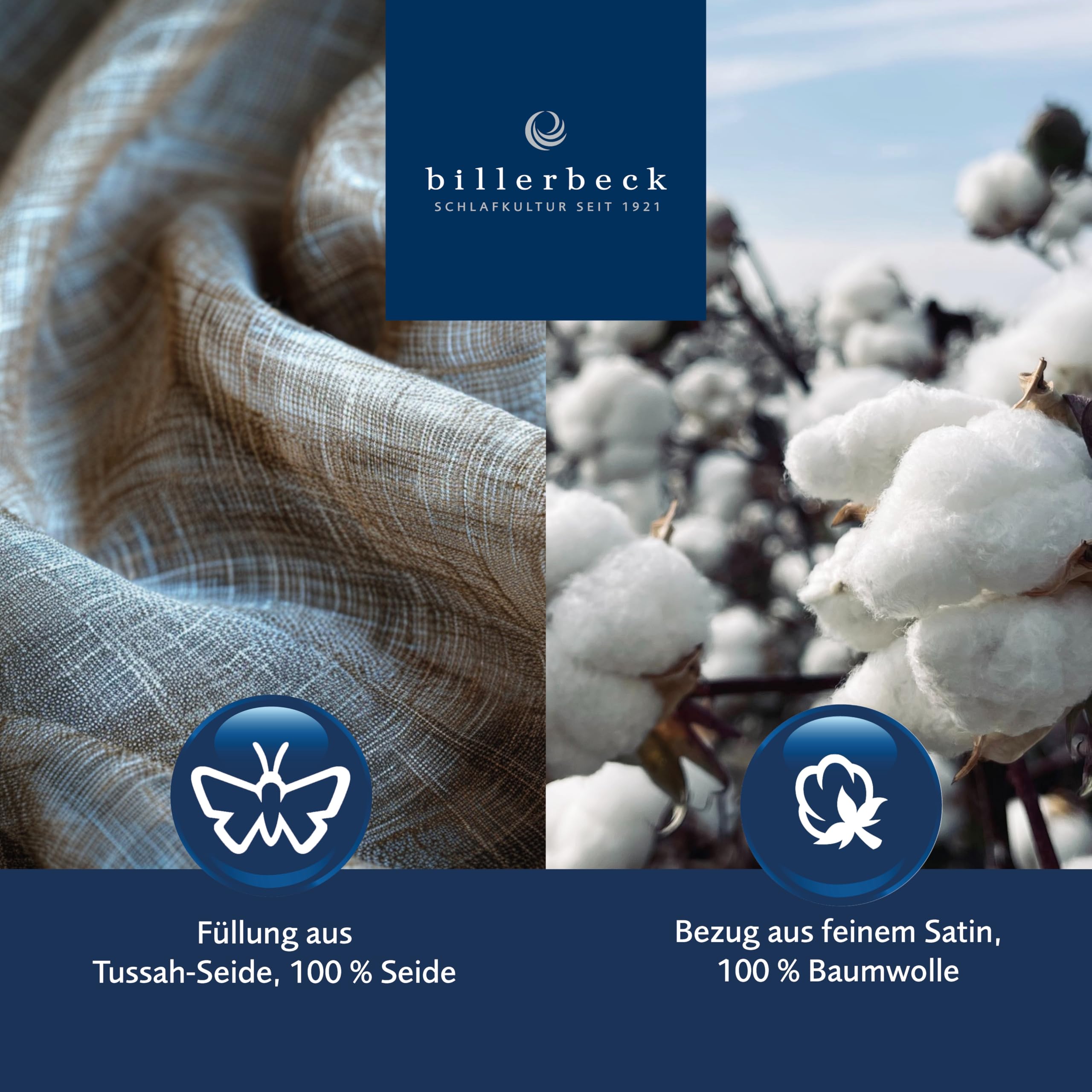 Billerbeck Natura 543 Sari Superlight, Bianco, 135 x 200 cm