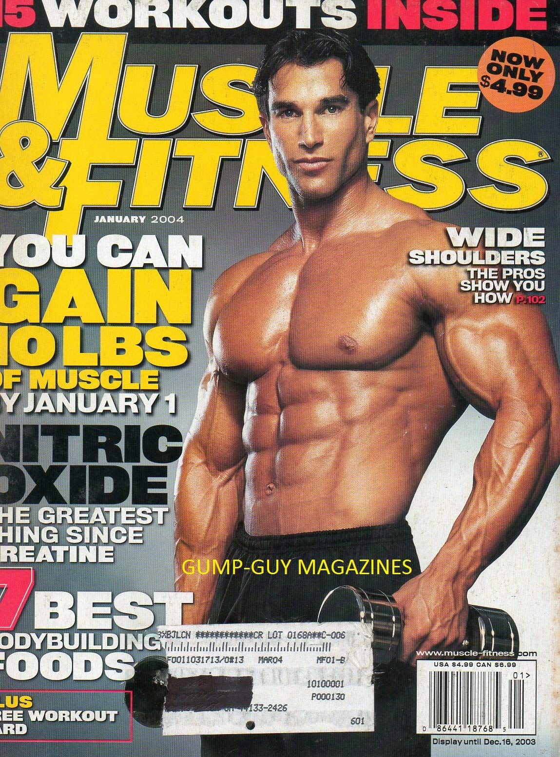 Buy Muscle & Fitness January 2004 FRANK ZANE INTERVIEW IFBB Hot Figure