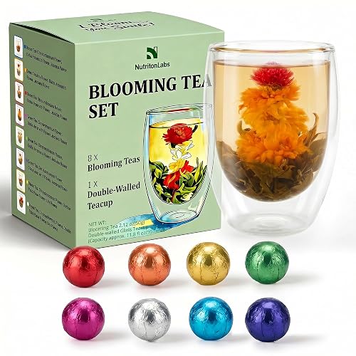 NutritionLabs Blooming Tea Gift Set: A Thoughtful Gift for Tea Lovers
