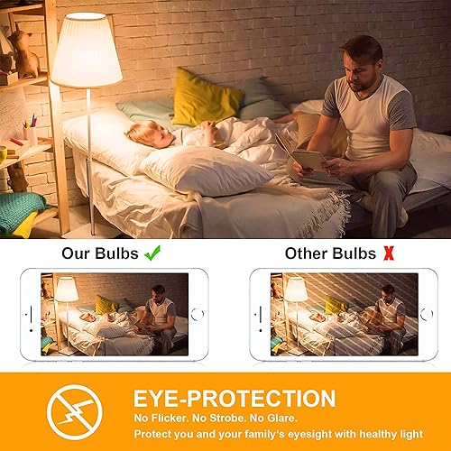 Miniatura 5 de Bombilla LED E12 regulable de 2 W, igual a 25 W, ámbar blanco cálido, 2700 K, T6, T25, E12, bombilla de candelabro de 25 vatios para candelabros,