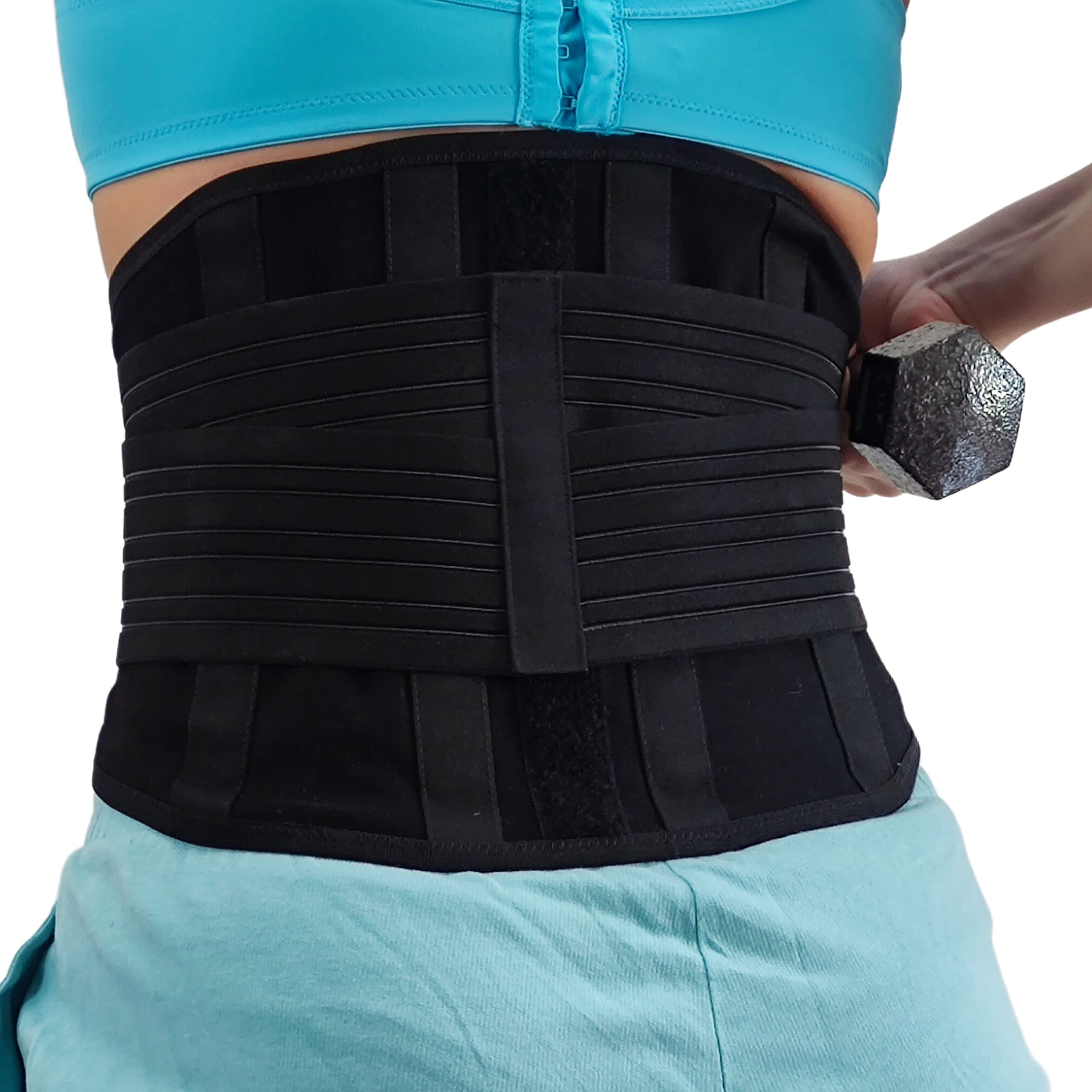 GYOUNG Fascia Lombare Supporto Schiena per sport Sostegno Fascia addominale busto correttore posturale corsetto lombosacrale fascia addominale