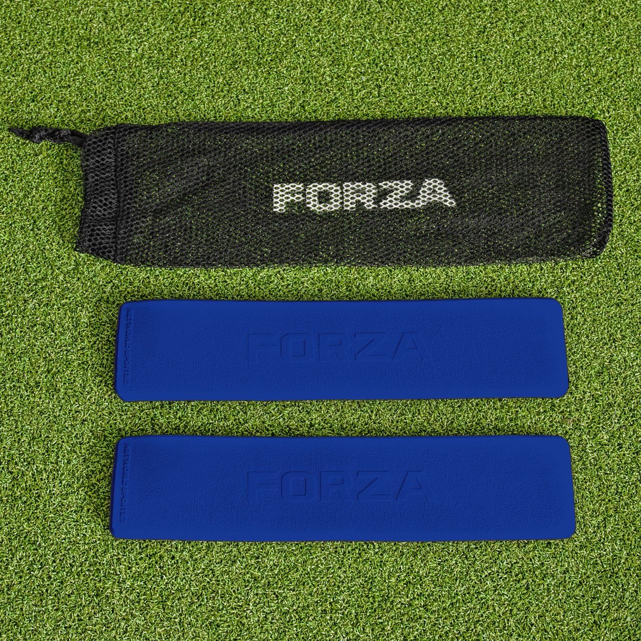 FORZA Throwdown Pitch Line Markers | Pack of 10 Weatherproof Rubber Field/Court Line Markers | 9 Colors Available