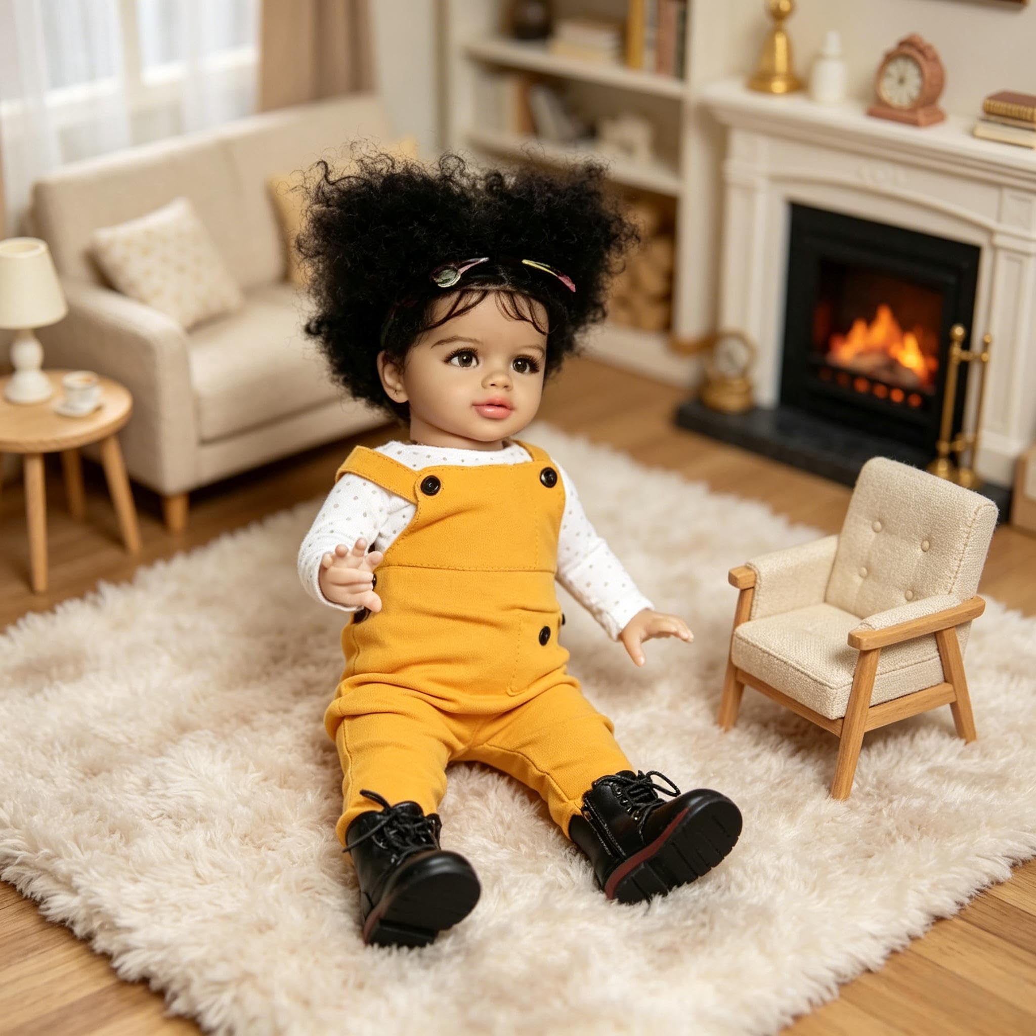 Reborn lalki dla maluchów czarna dziewczyna Pippa 66 cm duży rozmiar realistyczne lalki Reborn Baby Dolls miękka winylowa tkanina ciało afroamerykańska prawdziwa lalka bobas realistyczna lalka