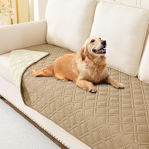 Miniatura 174 de hyha Manta impermeable para perro, manta reversible para mascotas, funda de sofá suave lavable para perros, funda impermeable para sofá para