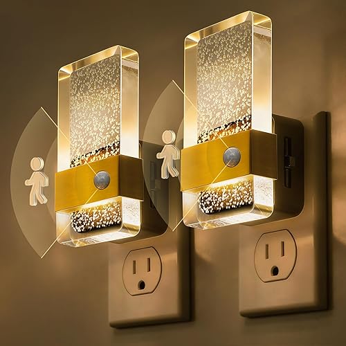 Miniatura 21 de L LOHAS LED - Luces nocturnas enchufables en la pared, paquete de 2 luces nocturnas LED enchufables con sensor de crepúsculo a amanecer, luz Blanco