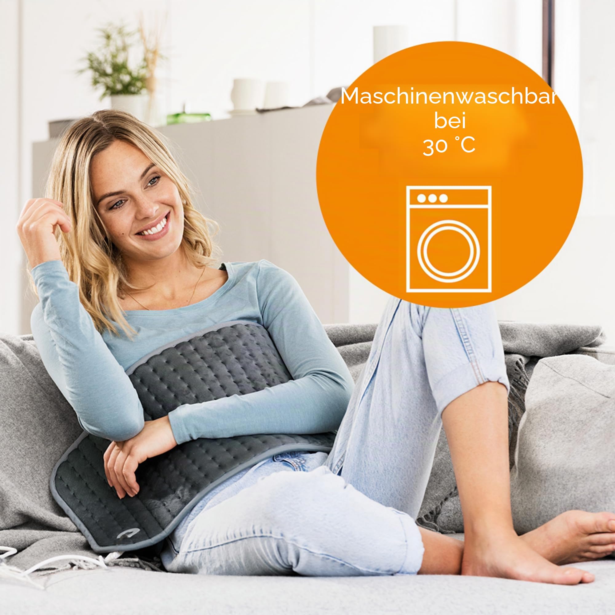 Beurer HKSE Elektronisches Pad, weich, Grau