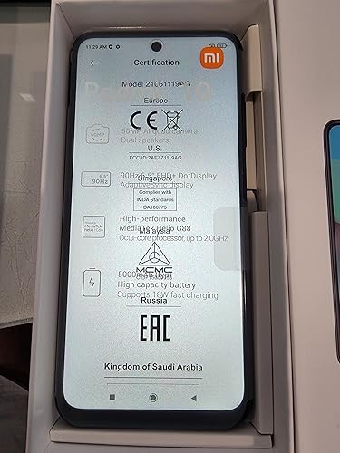 Miniatura 2 de Xiaomi Redmi 10 2022 4G LTE (64 GB + 4 GB) LTE GSM desbloqueado 6.5 pulgadas 50MP Quad Cam (Tmobile Mint Tello e International Global) + (con