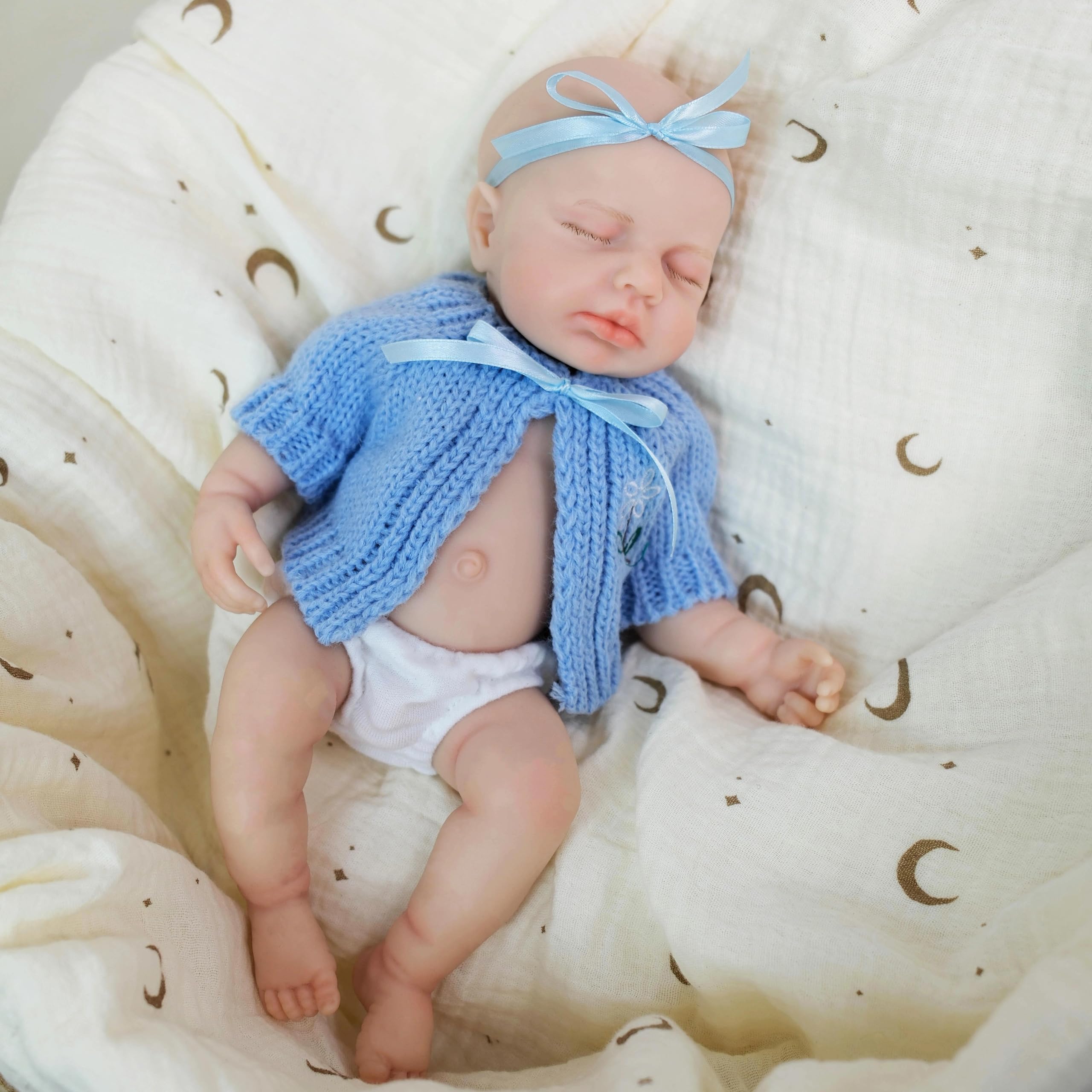Anano Reborn Baby Vollsilikon Lebensecht, Lebensechte Babypuppen, Reborn Baby Vollsilikon Lebensecht Mädchen, Babypuppen Wie Echt Mädchen Silikon, Newbornbaby Puppen Lebensechte Mit Funktion