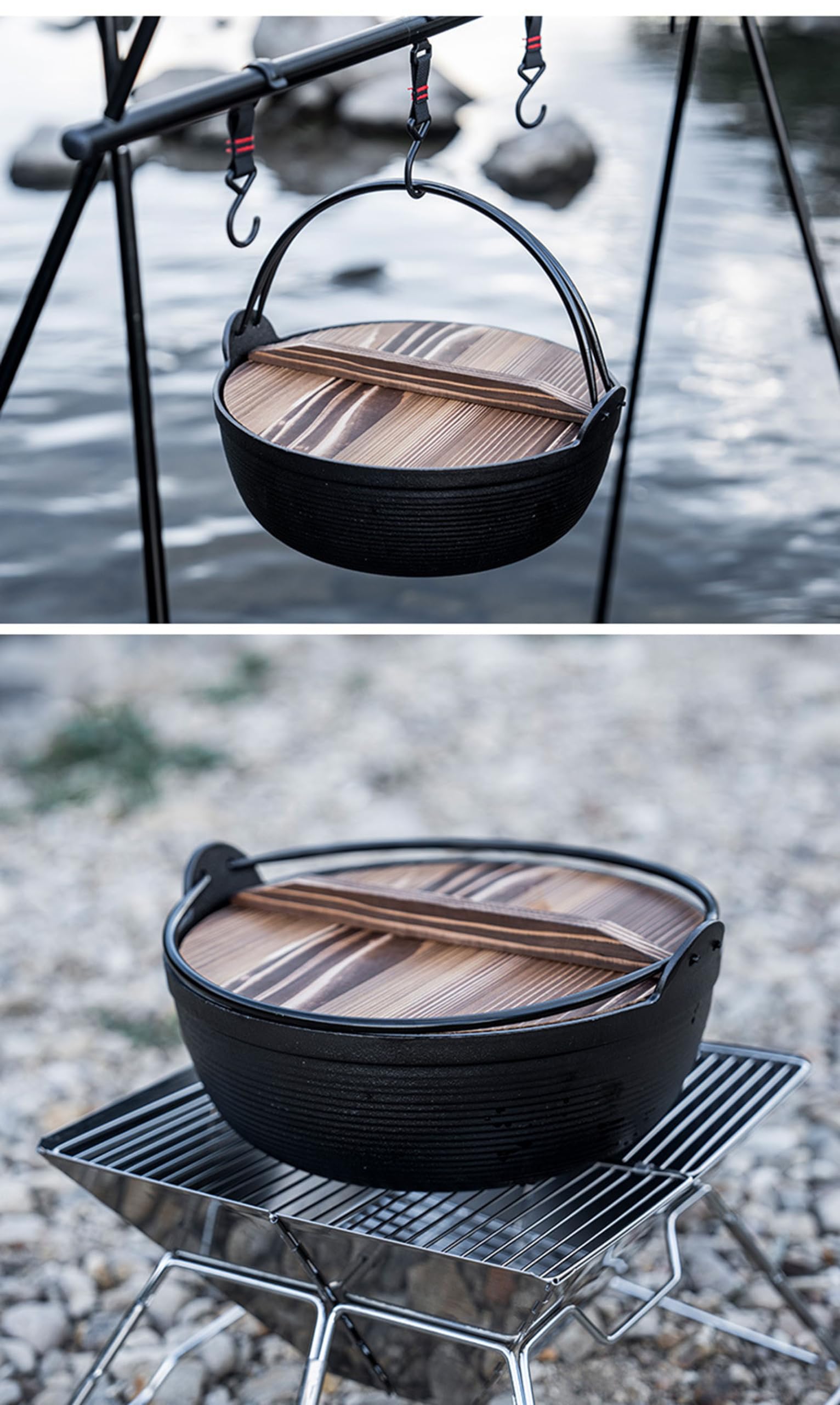 nabe様 Amazon.com: GFHVDC Cast Iron Nabe Sukiyaki Nabemono Hot Pot