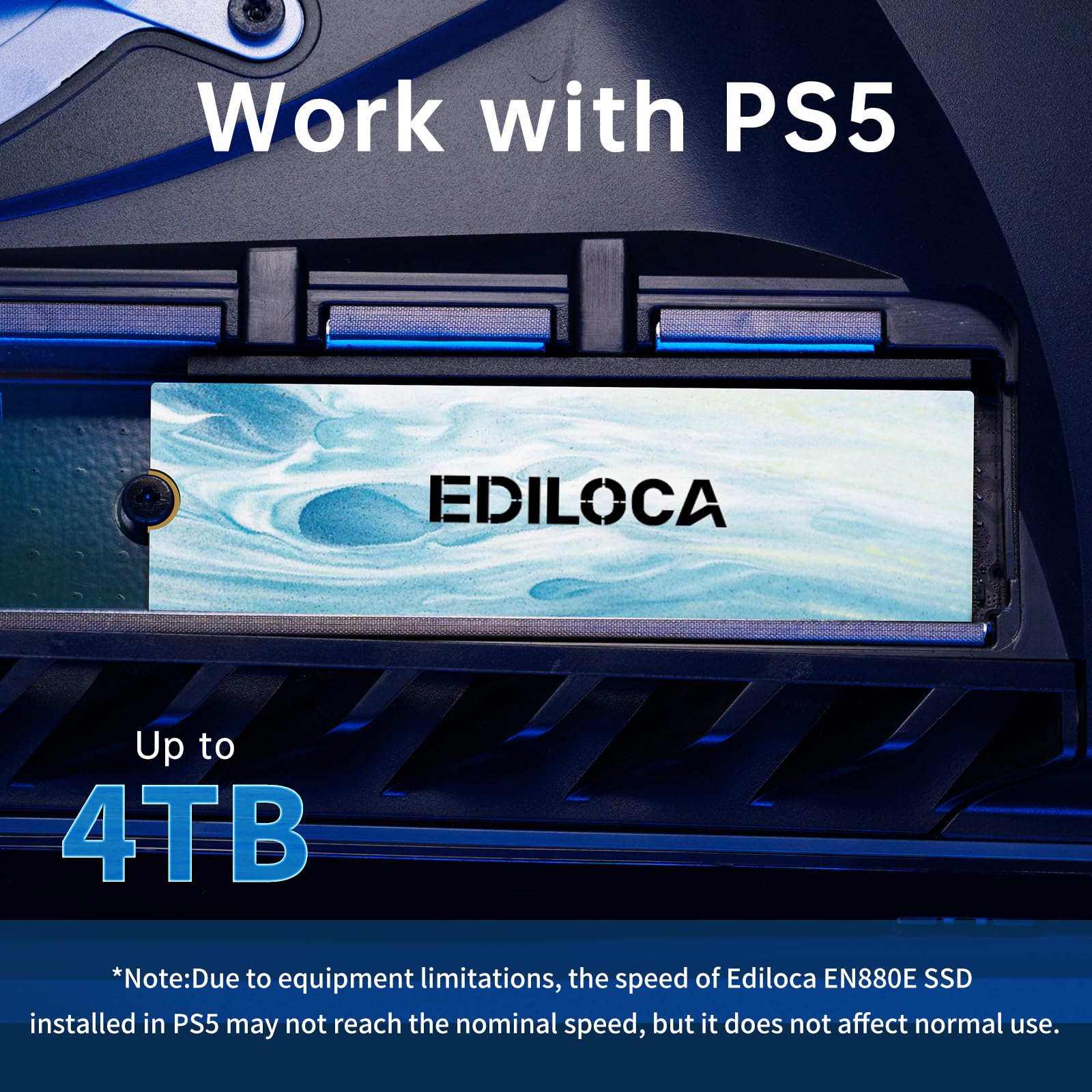 Amazon | Ediloca SSD 500GB PCIe Gen 4.0 ×4 NVMe M.2 2280 最大