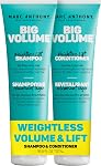 Marc Anthony Big Volume Shampoo and Conditioner Set, Weightless Moisture for Voluminous Hair