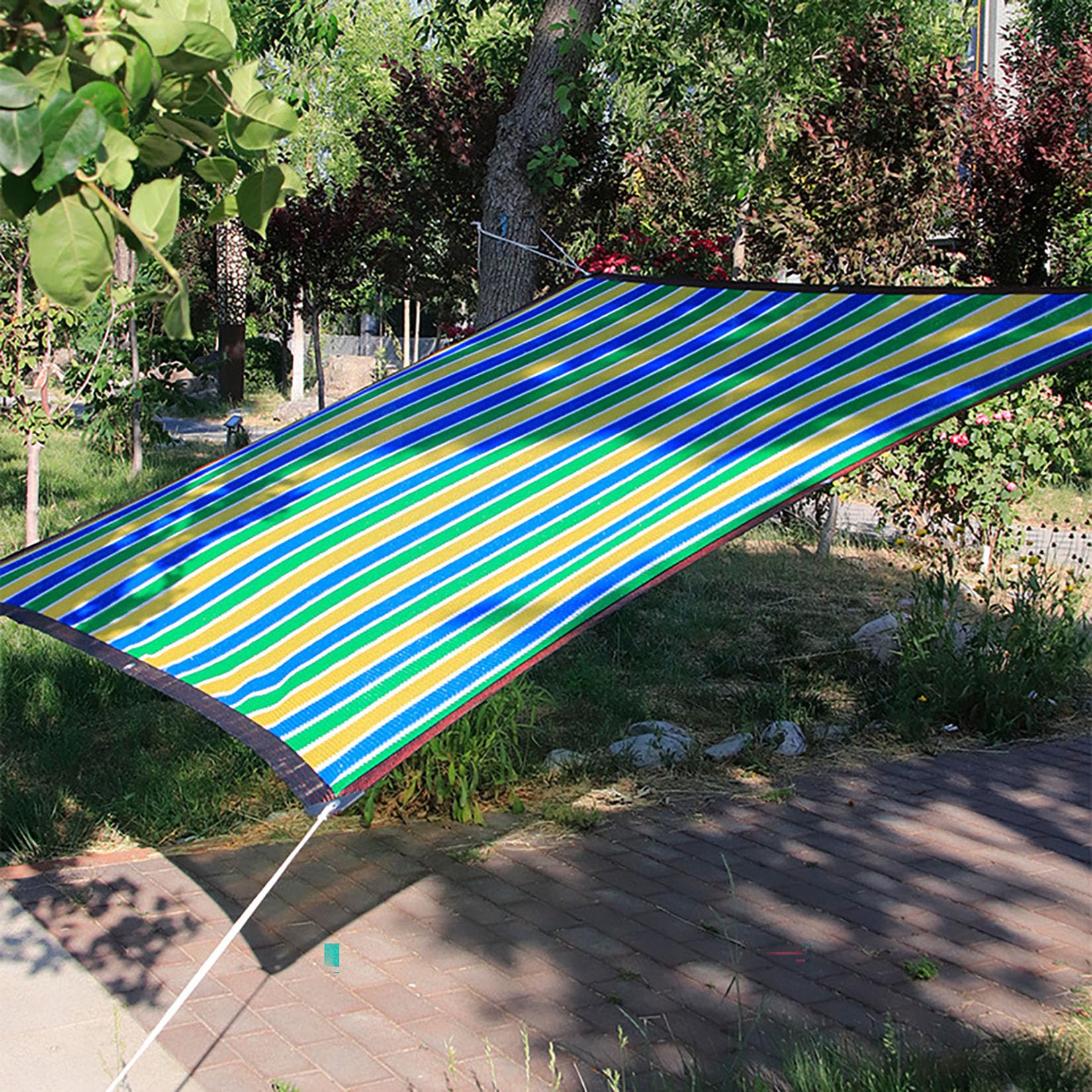 Red de sombreado con protección solar al 90% para evitar calor en piscina