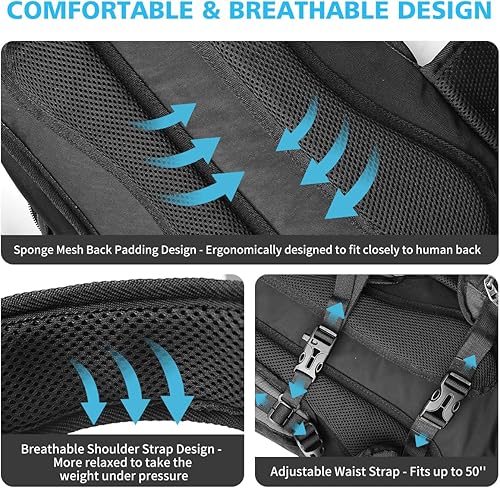 Miniatura 4 de Hydration Pack, Insulated Hydration Backpack with 2L Hydration Bladder, Hiking Backpack for Men Women Kids, Water Backpack for Hiking, Running,