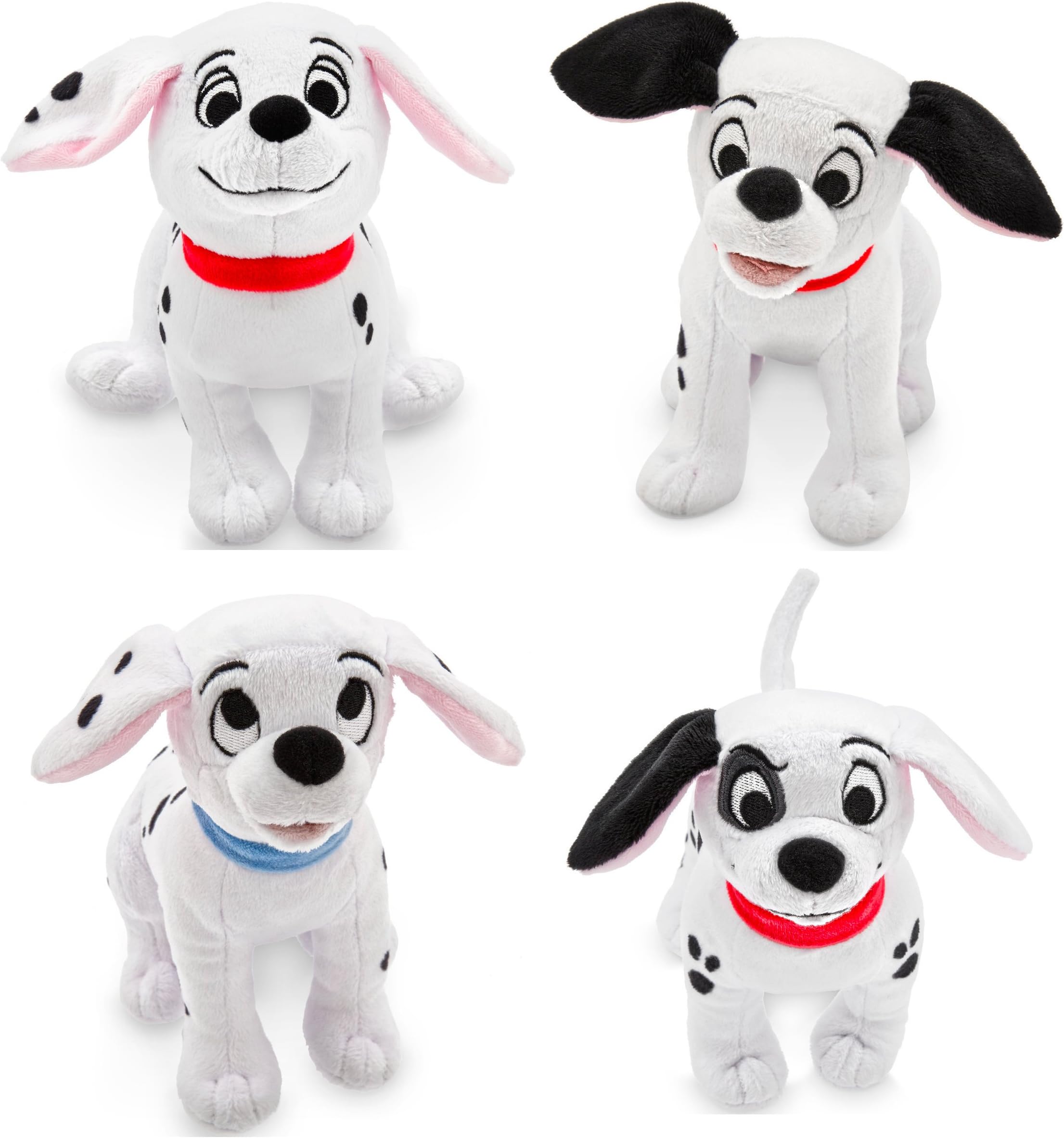 Disney Store 101 Dalmatians Plush Mini Bean Bag Bundle of 4: Patch, Penny, Lucky, Rolly