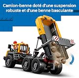 LEGO City Le Camion-Benne et la Chargeuse Frontale - Camions Jouets - Véhicules de Chantier Fonctionnels avec 3 Minifigurines - Cadeau d'anniversaire sur Le Thème des STEM pour Garçon dès 8 Ans 60494 - 4