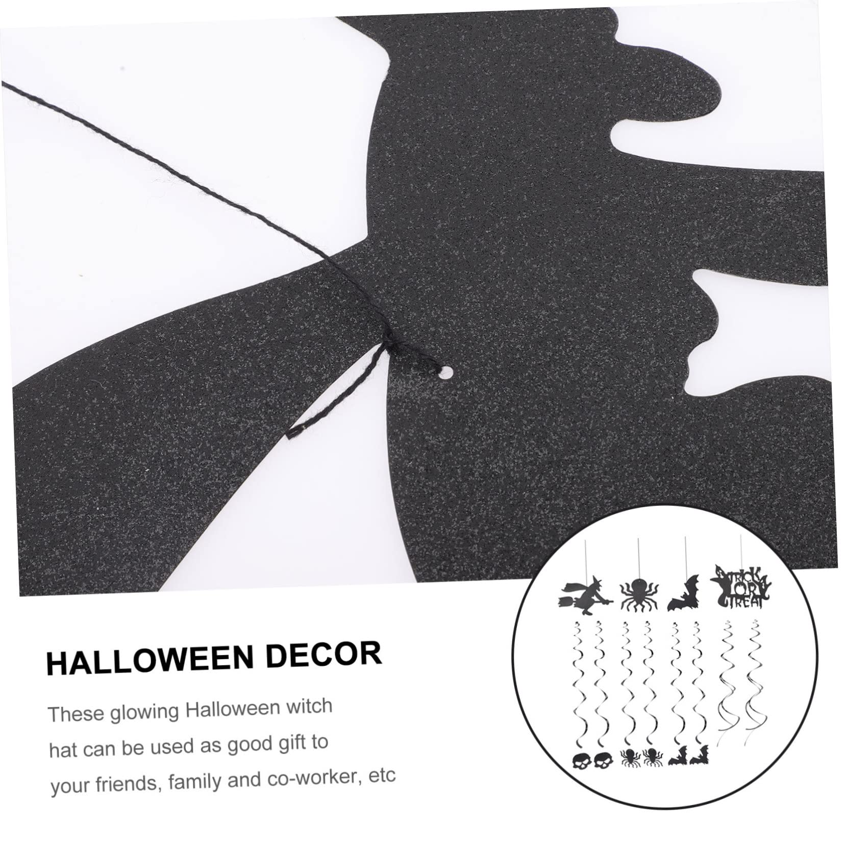 Ciieeo 5 Set di Decorazioni di Halloween A LED Ragnatele Teschi Streghe E Spirali per Decorazioni per Feste