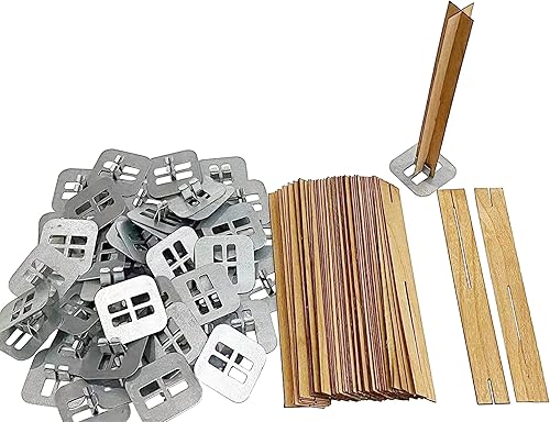 Mechas de madera cruzada para hacer velas, 75 mechas de madera agrietada para velas (25 juegos)