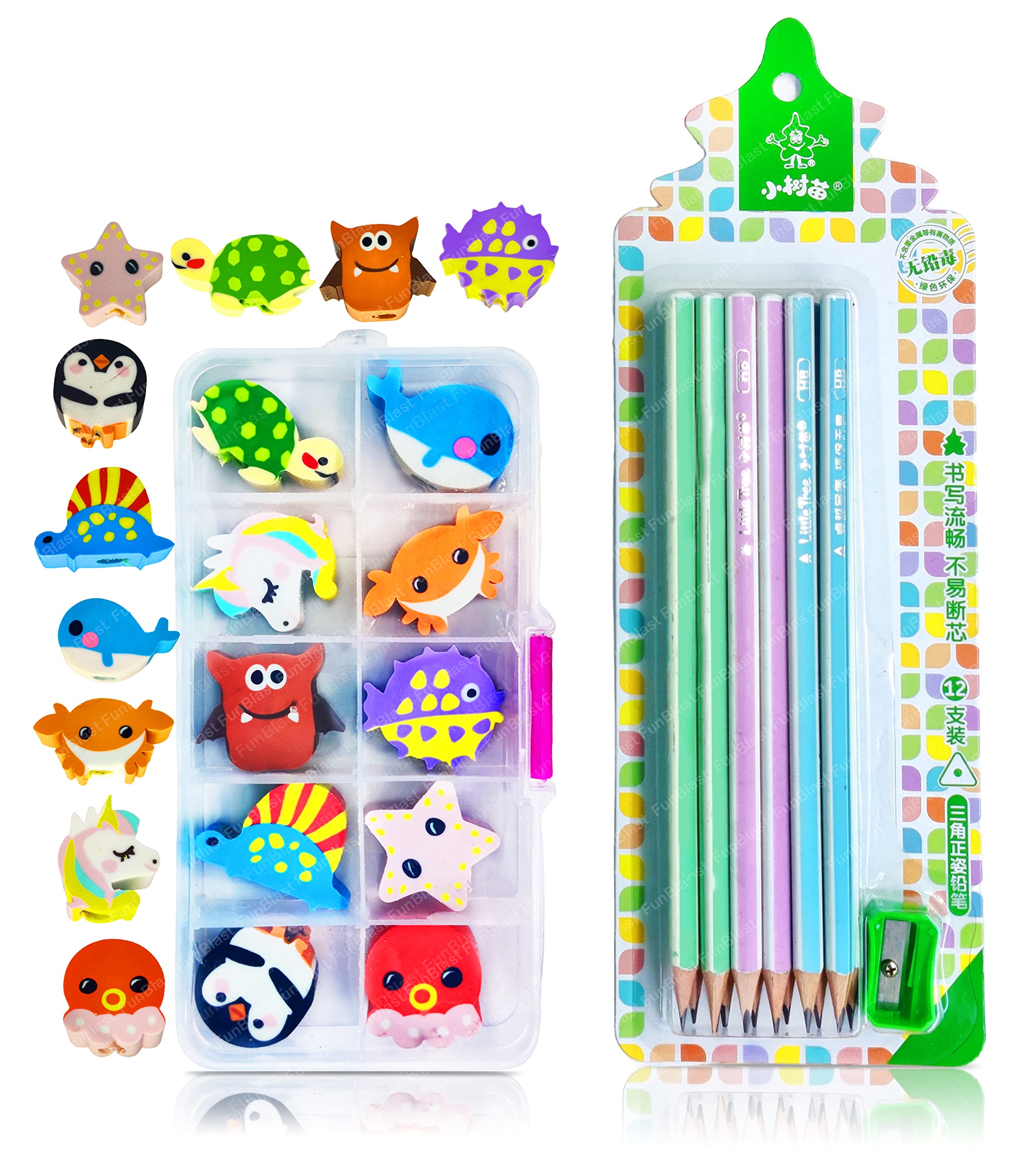 See full amazon price history chart for FunBlast Pencils and Erasers for Kids - Kawaii Pencil Set with Sharpener and Fancy Erasers for Kids, Boys and Girls, School & Office Stationery Supplies, Return Gift for Kids - Multicolor FunBlast Pencils and Erasers for Kids - Kawaii Pencil Set with Sharpener and Fancy Erasers for Kids, Boys and Girls, School & Office Stationery Supplies, Return Gift for Kids - Multicolor (B0C3R82H1D) Amazon Price History, Amazon Price Tracker