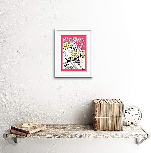 Miniatura 2 de Marihuana Story 1950's Anti-Weed Drugs Advertising Framed Wall Art Print