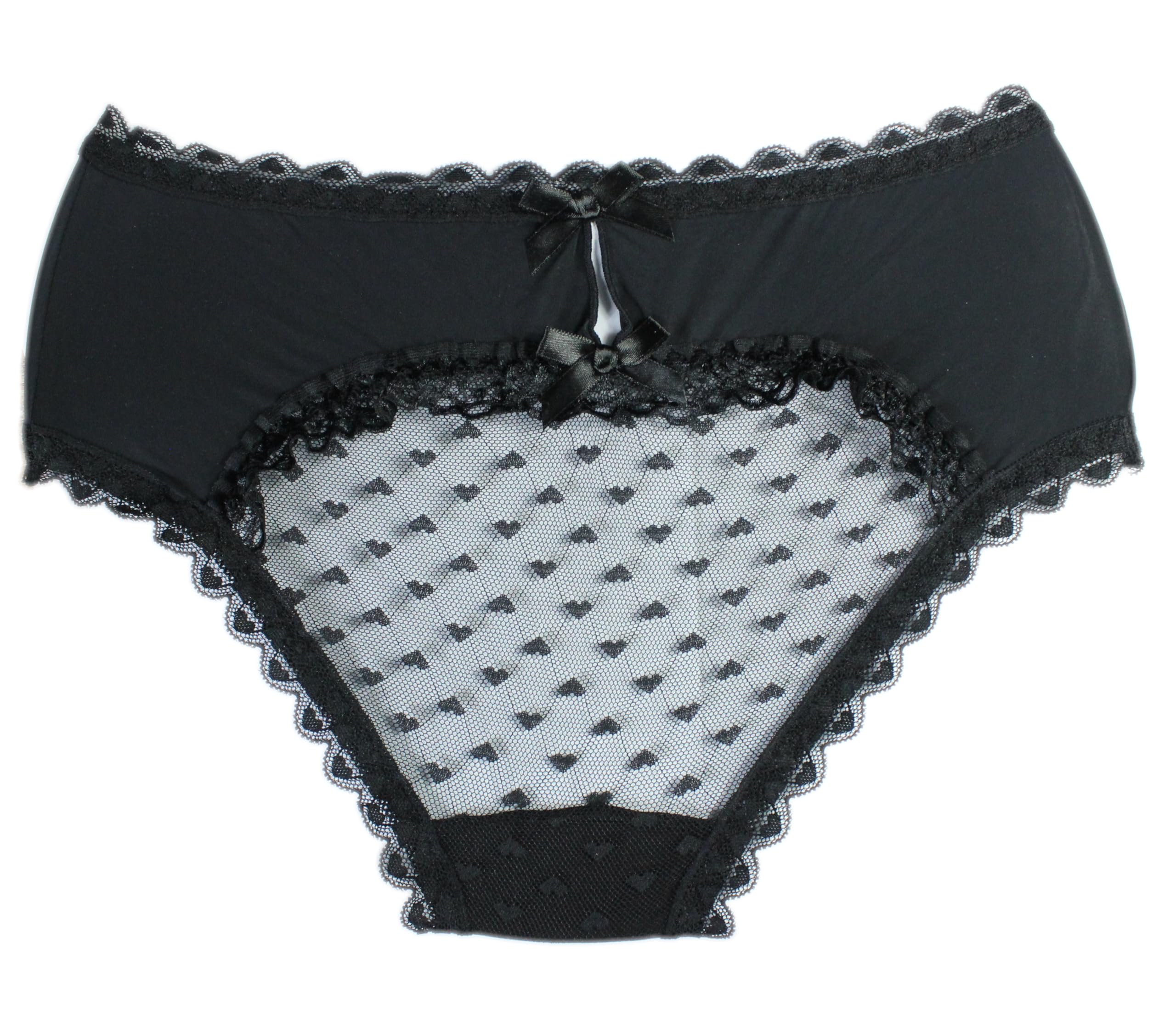 Sissy Pouch Panties Men's Hipster Lace Bikini Briefs Lingerie Underwear