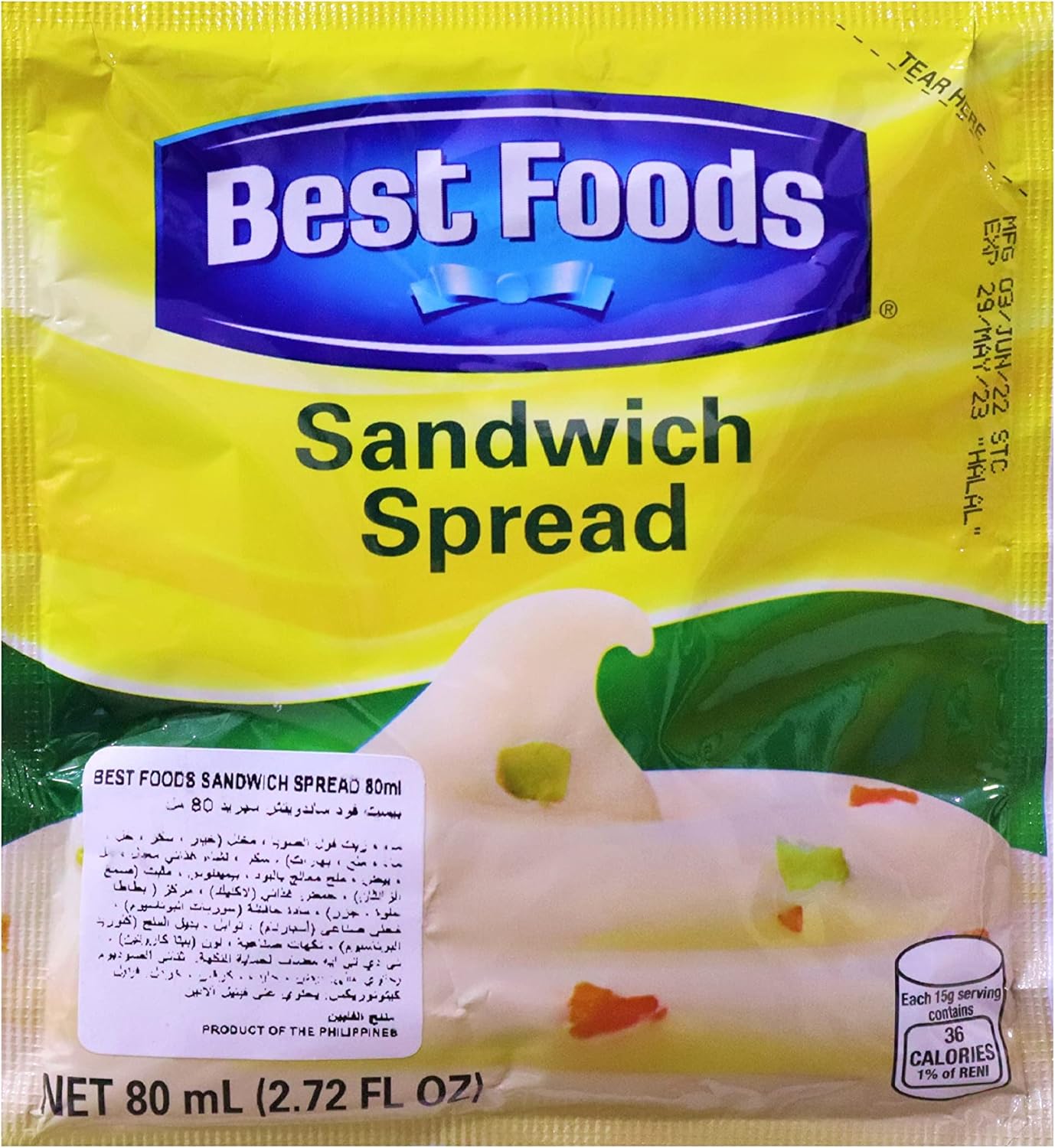 BEST FOODS SANDWICH SPREAD 80ML Buy Online at Best Price in UAE