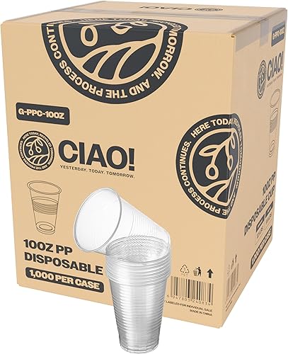 Miniatura 10 de Vaso desechable acanalado de polipropileno de 12 oz (caja de 1,000)