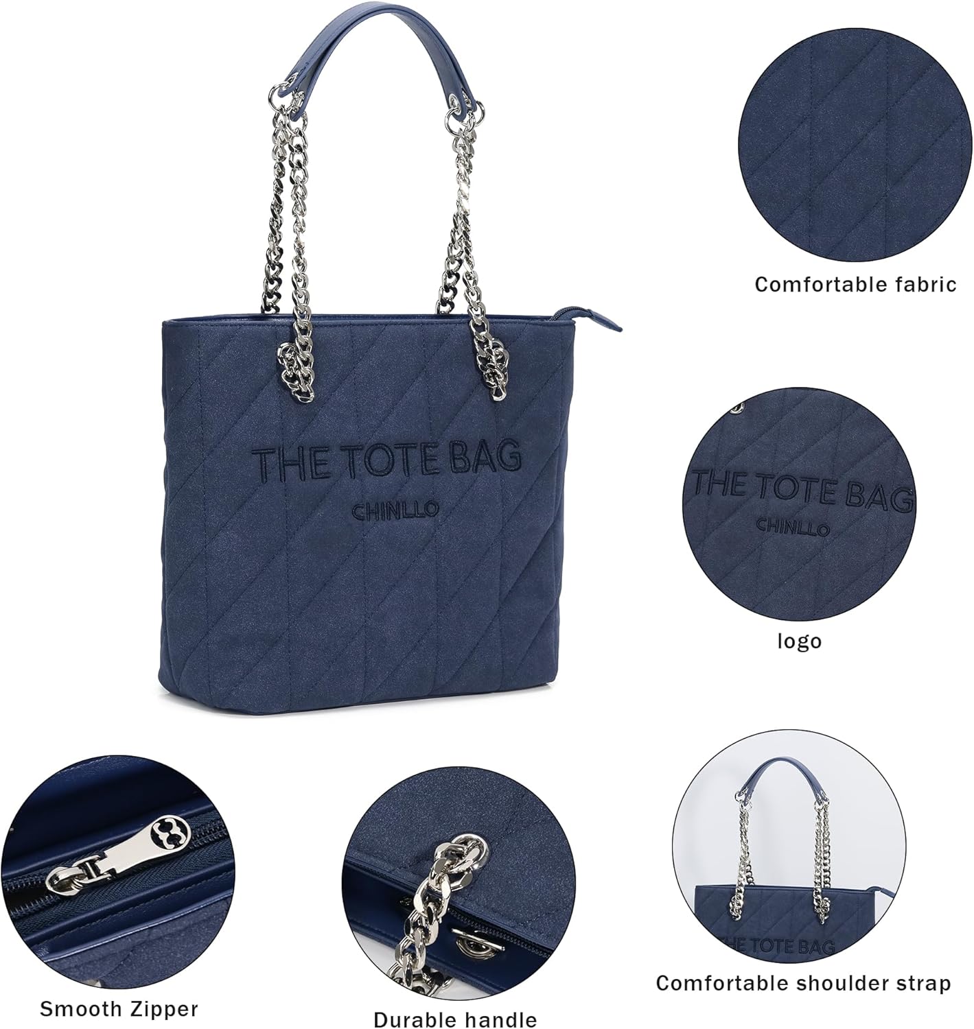 Tote Bag for Women, Medium Top Handle Handbags Purse - Image 4