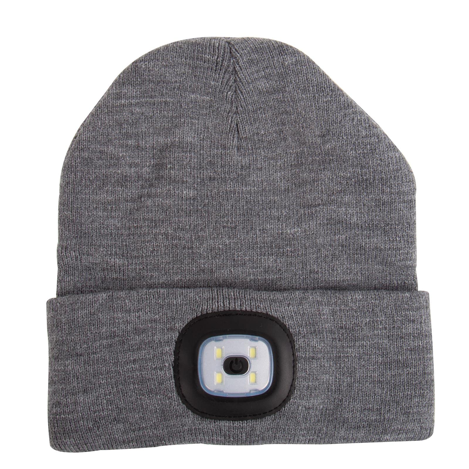 Fizz Creations LED Beanie Beanie with Integrated LED Light. USB Rechargeable.