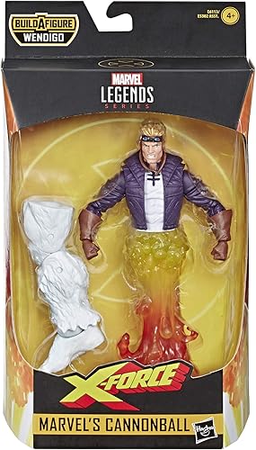 Miniatura 2 de Marvel Classic Hasbro Legends Series - Figura de acción coleccionable de 6 pulgadas (colección X-Men/X-Force), con parte de figura de Wendigo,