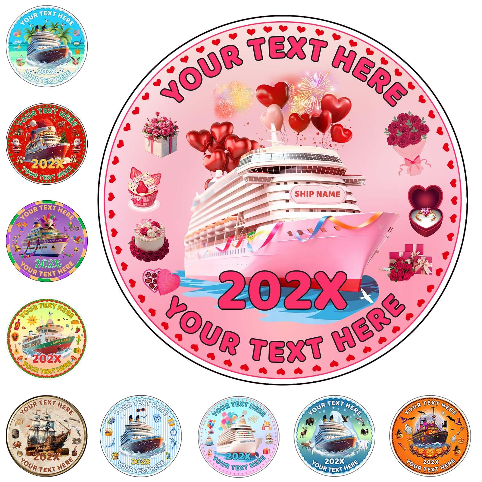 Custom Honeymoon Cruise Door Magnets Cruise Essentials Personalised Name Year Cruise Door Decorations Magnetic Customised Ship Door Magnets Decorations