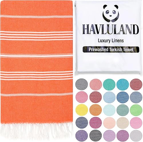 Miniatura 11 de Havluland - Juego de toallas de baño (100 % algodón turco)
