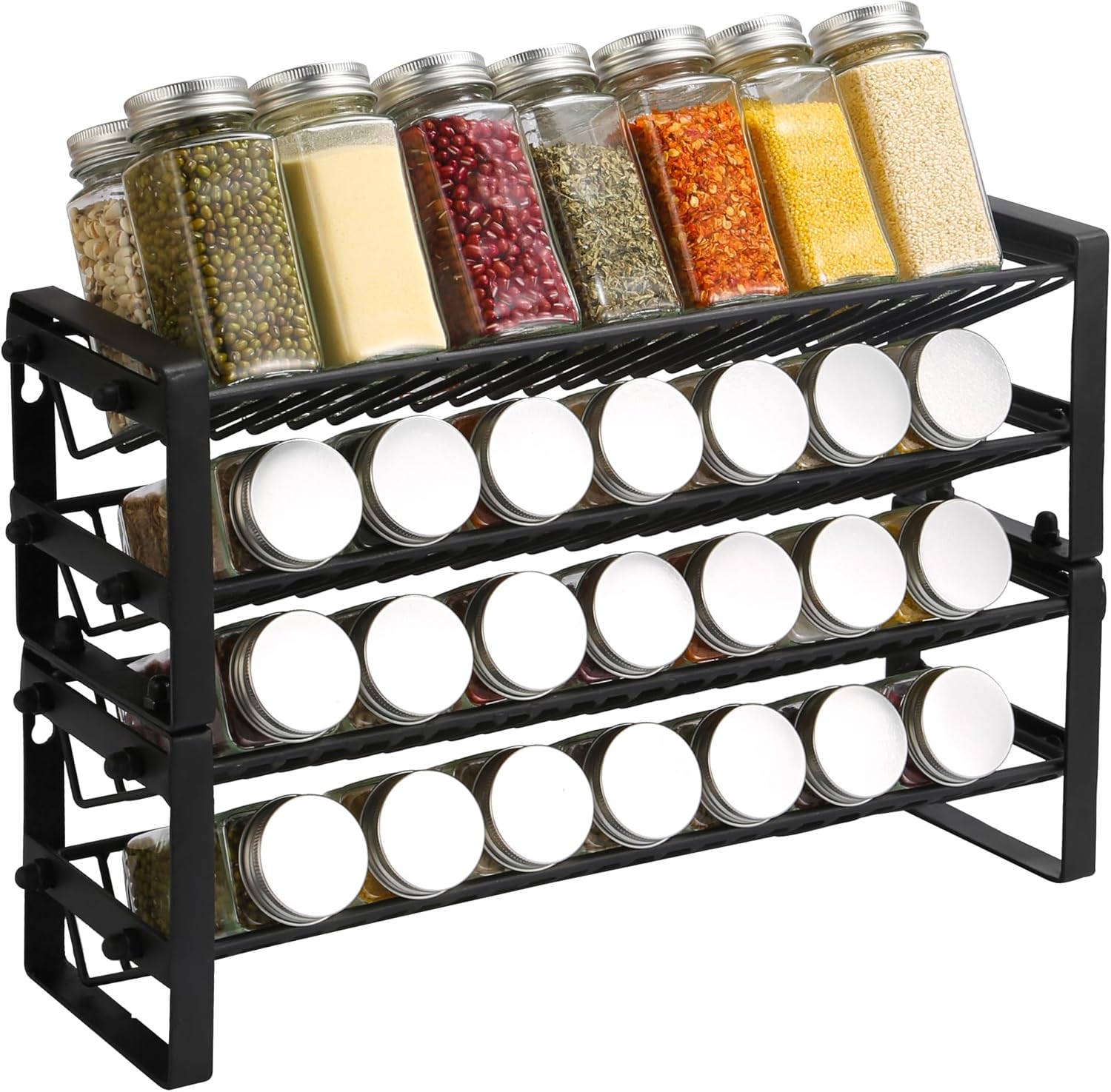 Faridabio Spice Rack Organizer for 4 Tier