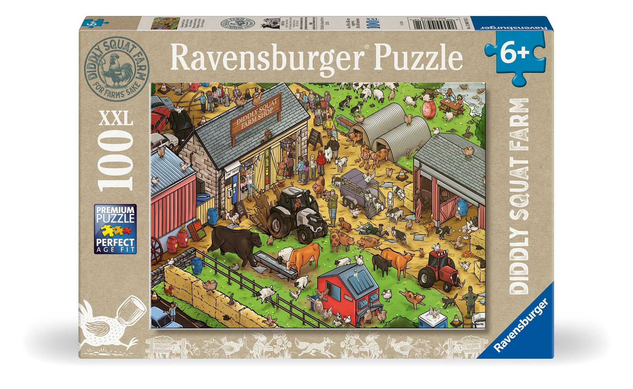Ravensburger Diddly Squat Farm XXL 100 piece Jigsaw Puzzle