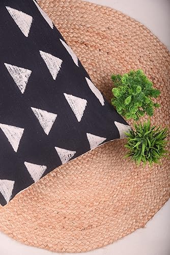 Miniatura 2 de Trade Star Funda de almohada oblonga de enfriamiento 100% de algodón, moderna y bohemia, para descanso lumbar, respaldo lumbar, estampado