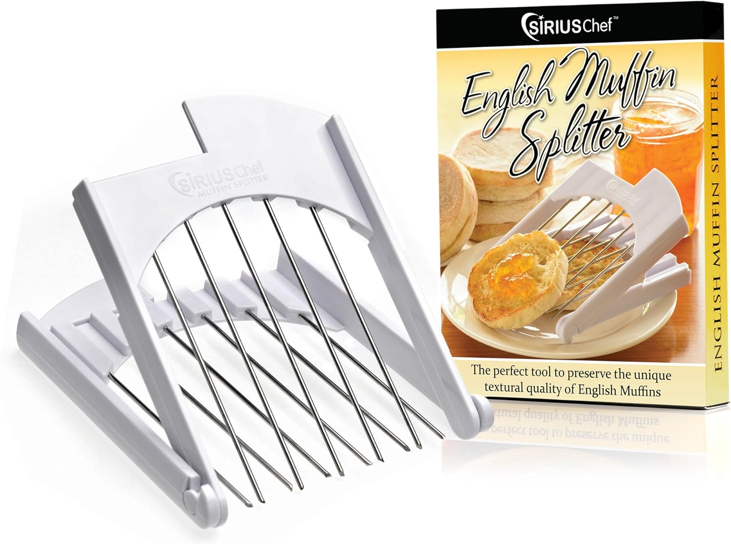 Sirius Chef (white) – English Muffin Splitter (English Muffin Splitter)