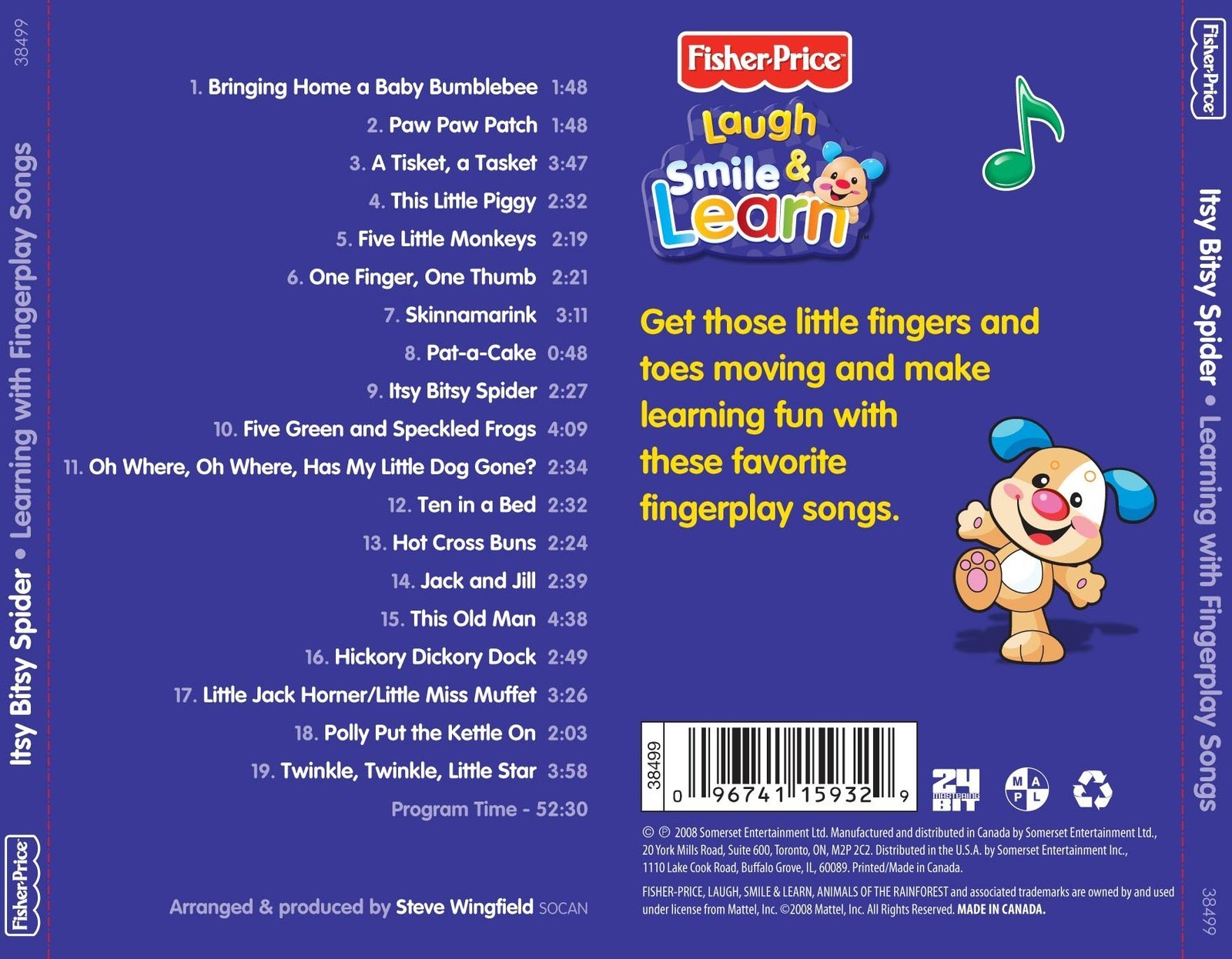 Itsy-Bitsy Spider [Audio CD] Various Artists