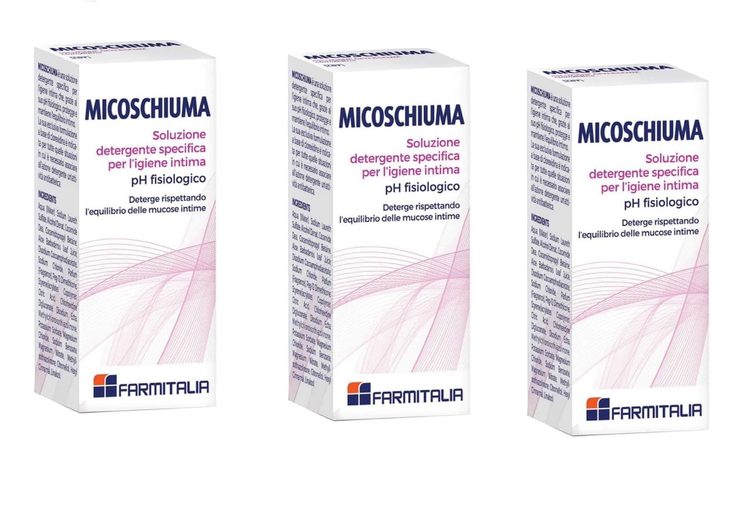 MICOSCHIUMA SOLUZIONE DETERGENTE INTIMA 80ML TRE CONFEZIONI CONVENIENZA