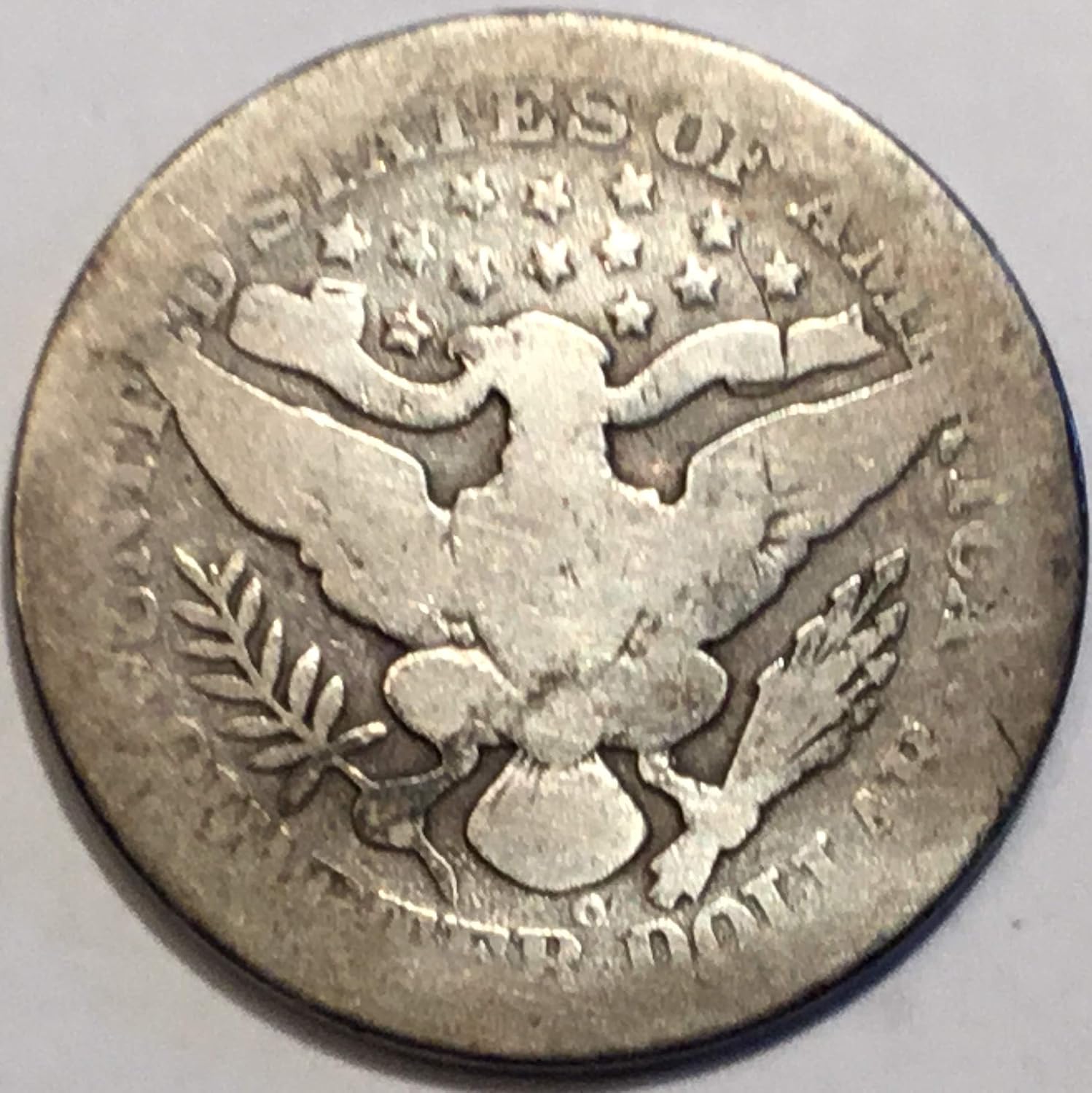 1902 O Barber Silver Quarter Seller Very Good