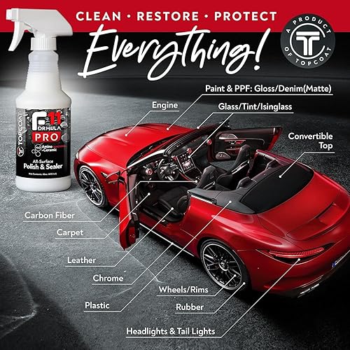 Miniatura 2 de TopCoat F11PRO - Botella pulverizadora de 8 onzas para todo tipo de superficies, revestimiento de cerámica a base de agua más avanzado para